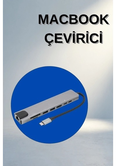 Kompakt Dönüştürücü Adaptör Type-c Hdmı Usb 3.0