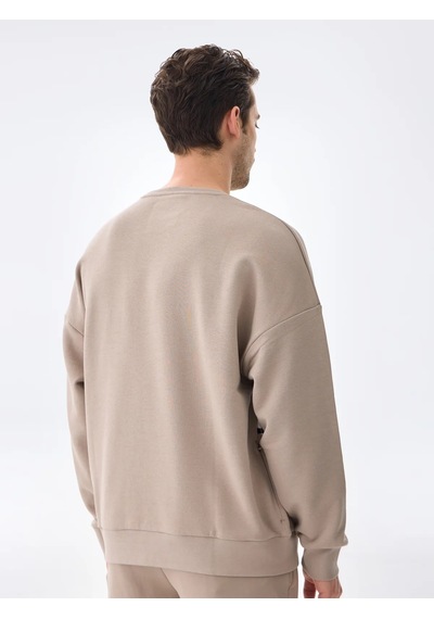 Isaora Performance Cotton Sweat Erkek Beıge Sweat Isr8113 Bej