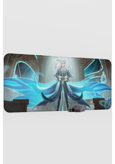 Neuvillette Genshin Impact Anime Gacha V4 - 90x40 Xxl Gaming Mouse Pad Fare Altlığı