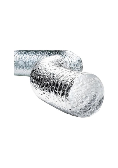 10 Metre Esnek Bükülür Aspiratör Havalandırma Borusu 127 Mm X 10metre
