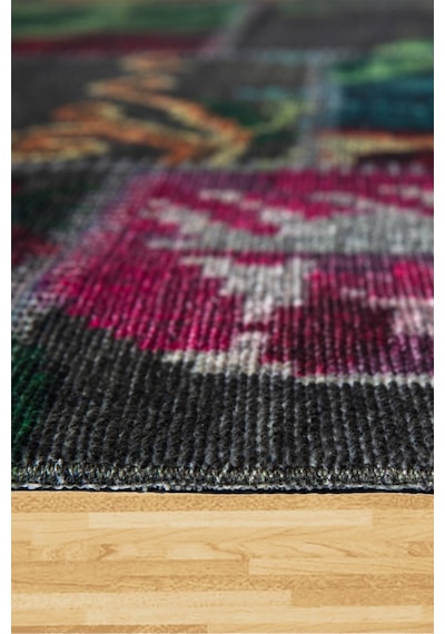 Efes 2302 Patchwork Yumuşak Doku Leke Tutmayan Modern Halı Kilim Çok Renkli