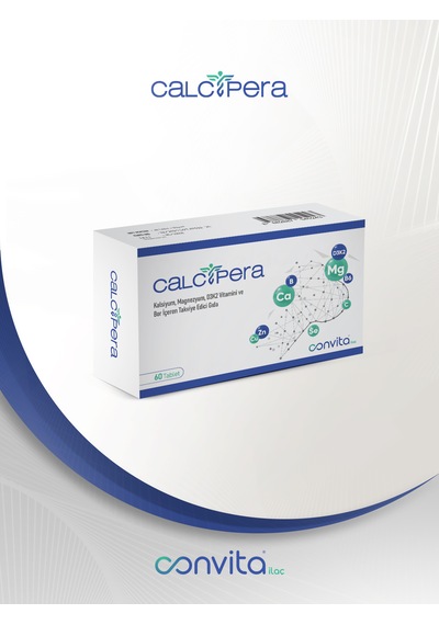 Calcipera Kalsiyum Magnezyum D3k2 60 Tablet