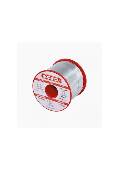 Soldex 1.00mm 500gr Sn60 Pb40 Lehim Teli
