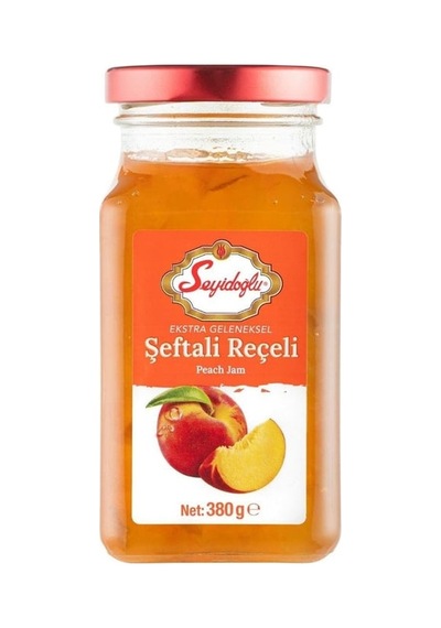 Seyidoğlu Geleneksel Şeftali Reçeli 380 Gr Extra 6'li Paket