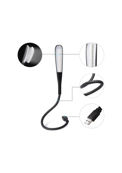 Powermaster Pm-24561 14 Ledli Siyah Esnek Usb Led Lamba .