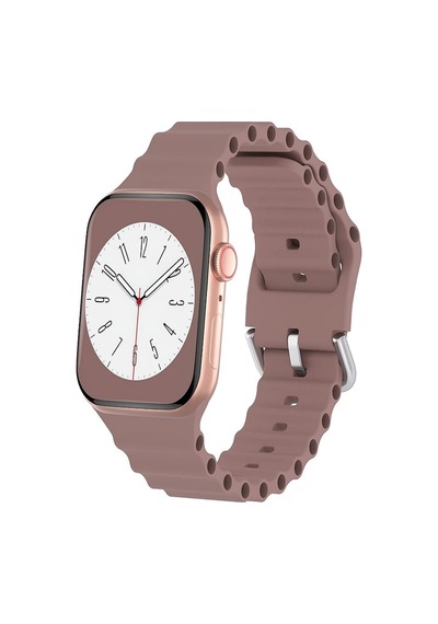 Apple Uyumlu  Watch 2/3/4/5/6/7/8/9/se/se2 38mm 40mm 41mm Silikon Loop Kordon