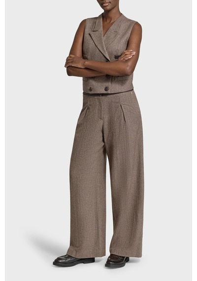 Armani Exchange Relaxed Fit Balıksırtı Desenli Pantolon Kadın Pantolon Xw002479 Af26078 F6044 Kahve Armani Exchange Relaxed Fit Balıksırtı Desenli Pantolon Kadın Pantolon Xw002479 Af26078 F6044 Kahve