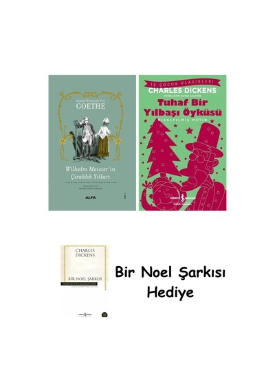 Wilhelm Meister İn Çıraklık Yılları Bez Ciltli + Tuhaf Bir Yılbaşı Öyküsü + Bir Noel Şarkısı