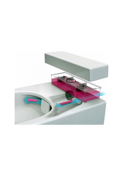 VitrA Metropole Rim-ex Asma Klozet Deterjan Hazneli-beyaz 7672b003-1685 Beyaz
