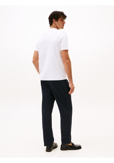 Tommy Hilfiger Hılfıger Arch Pocket Tee Erkek Beyaz T-shirt - Mw0mw38623