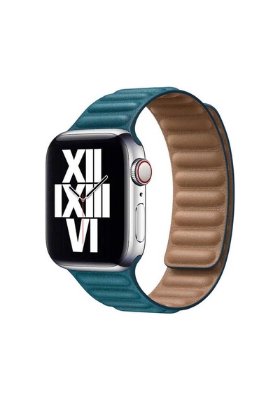 Apple Uyumlu Watch 40mm Krd-34 Deri Kordon Beyaz