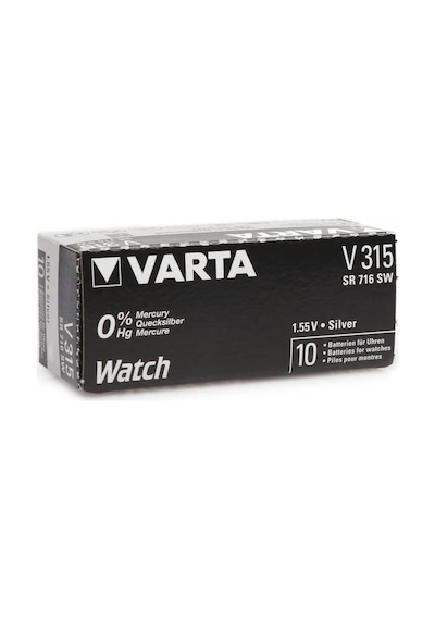 Renata 315 Sr716sw 1.55v Alkalin Saat Pili 10 Adet Tdrtr