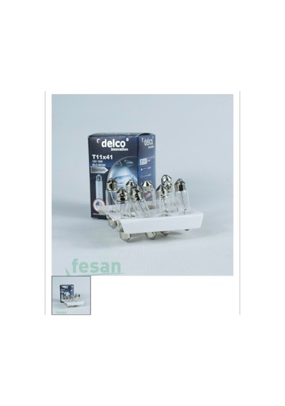 12v Ampül Sofit 10watt 41mm 8 Adet