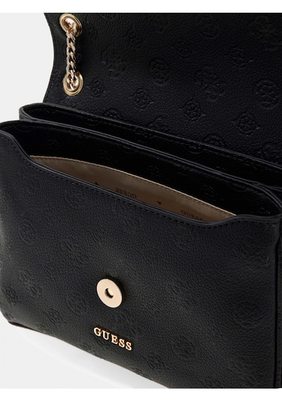 Guess Anise Dönüştürülebilir Kapaklı Çapraz Askılı Kadın Siyah Omuz Çantası Hwpd9916210-blo Siyah