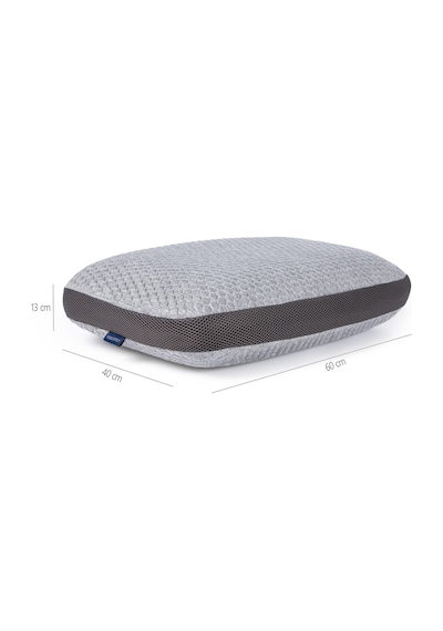 Doğal Lif Kılıflı Hava Kanallı Visco Ortopedik Yastık 60x40x13 CM