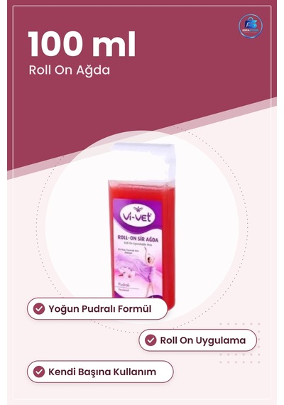 Roll On Sir Ağda 100 Ml Yoğun Pudralı Tüy Dökücü Epilasyon Kartuş