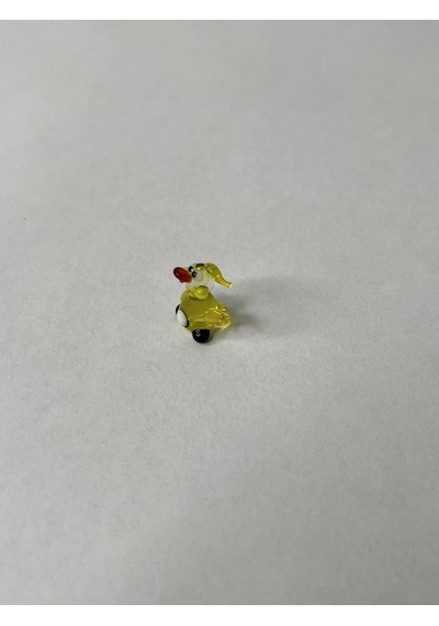 El Yapımı Mini Murano Cam Ördek Biblo A146-05