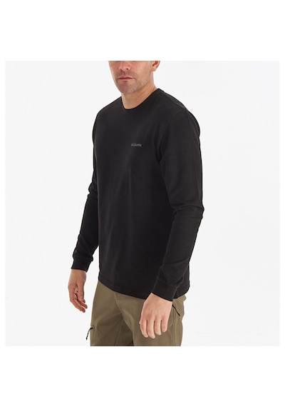 Columbia Csc M Basic Sm Logo Ls Tee Siyah Erkek Tişört Cs0354-010