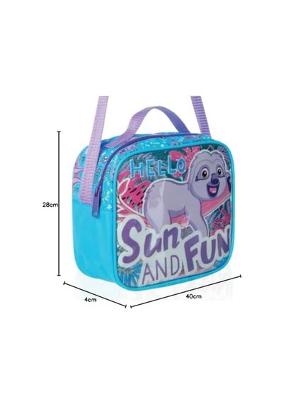 Beslenme Çantası, Hello Sloth, Pvc 124-Pembe