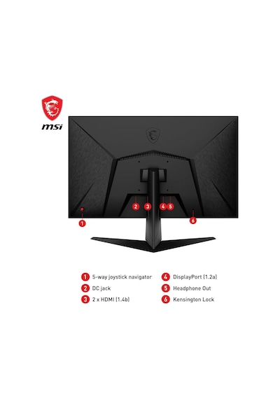 Msı Msı Optix G2712 27" 1 Ms Full Hd Ips 170 Hz Oyuncu Monitörü - Teşhir
