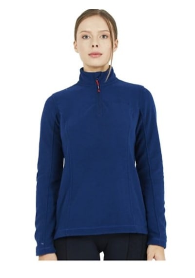 Blackspade Kadın Fermuarlı Termal Sweatshirt 2. Seviye 50466 - Mavi