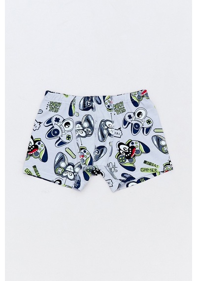 Fullamoda Canavar Baskılı Erkek Çocuk 3 Lü Boxer 23mıcg631193589-bej Bej