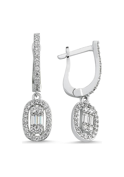 Sembol Gold Beyaz Altın Set Baget Taşlı 3lü Takım T7776