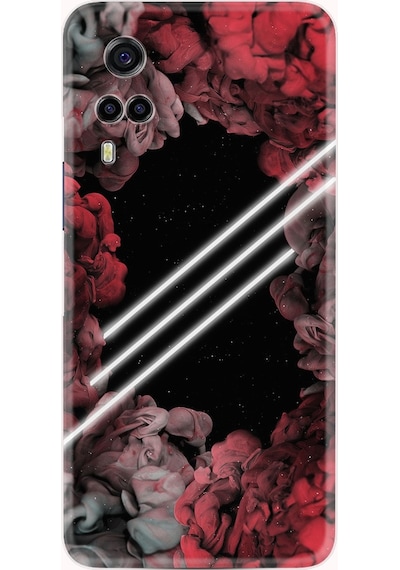 Vivo Y53S Kılıf Silikon Desen Flowers Line 1732
