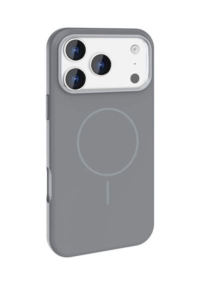 Apple Uyumlu iPhone 17 Pro Max Kılıf M-safe Şarj Özellikli Metal Kamera Çerçeveli Zore Edi Silikon Kapak Titanyum-Gri Apple Uyumlu iPhone 17 Pro Max Kılıf M-safe Şarj Özellikli Metal Kamera Çerçeveli Zore Edi Silikon Kapak Titanyum-Gri