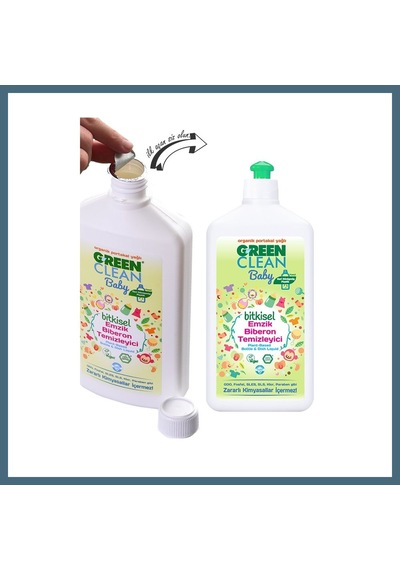 Greem Clean Baby - Bitkisel Emzik Biberon Temizleyici 500 ML