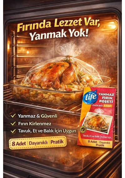 Life Yanmaz Fırın Torbası 8'li 48'li Paket Diğer