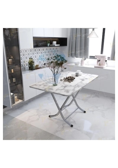 Dekoratif Katlanır Masa 70x120 Mutfak Masası Dekoratif Katlanır Masa 70x120 Mutfak Masası