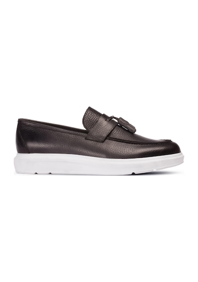 Deery Hakiki Deri Gri Comfort Erkek Loafer Ayakkabı Gri (539893365) Gri