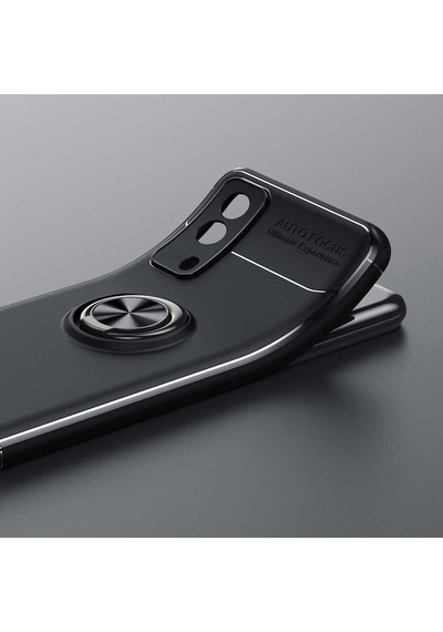Vivo Y53s 4g Kılıf Zore Ravel Silikon Kapak Siyah