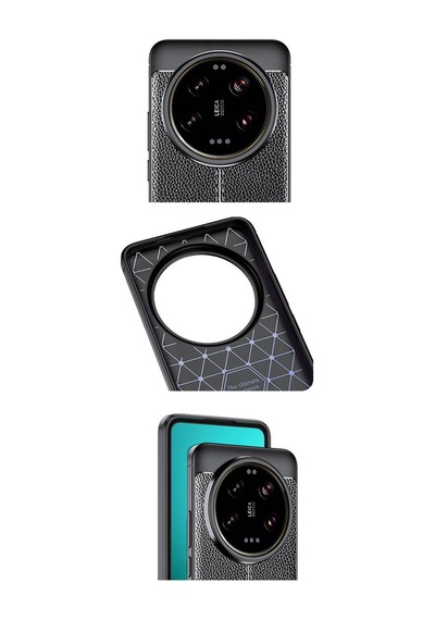 Xiaomi Mi 14 Ultra Kılıf Zore Niss Silikon Kapak Lacivert