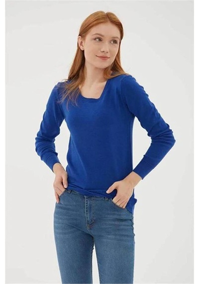Fashion Friends Kadın Kazak 25k0779k1 Mavi