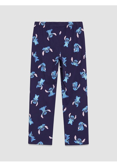 Lcw Young Lacivert Stitch Desenli Kadın Pijama Alt