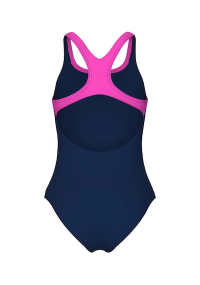 Girl's Logo Swimsuit Swim Pro Kız Çocuk Mayo Lacivert