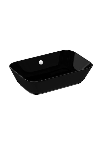 VitrA Geo 7425B070-0012 Çanak Lavabo. 60 CM Parlak Siyah