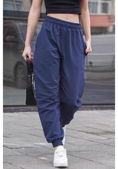 Madmext Lacivert Comfort Fit Basic Eşofman Altı Mg1635-lacivert Lacivert