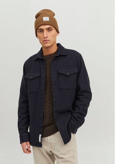 Jack & Jones Logo Etiketli Bere - Long 12150627 Rubber