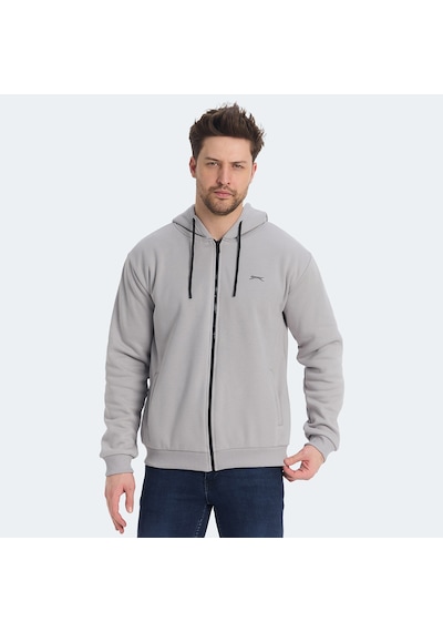 Slazenger KOZZAX IN Erkek Sweatshirt Gri