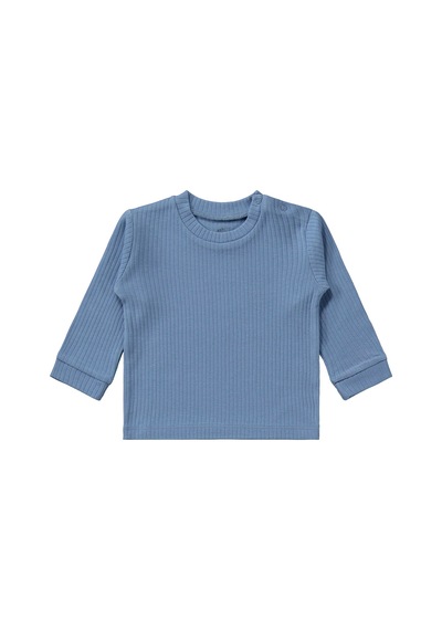 Minidamla Basic 3'lü Set 6-18 Ay Sweatshirt - Mavi Koyu Mavi