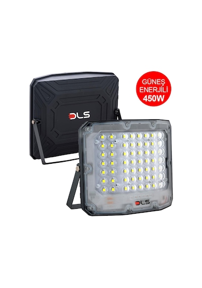 Dls 450w Güneş Enerjili Solar Led Projektör Harici Solar Panelli, 5 Metre Kablolu, 505-450