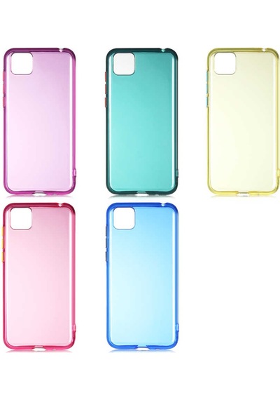 Huawei Y5p Kılıf Zore Bistro Kapak Mor