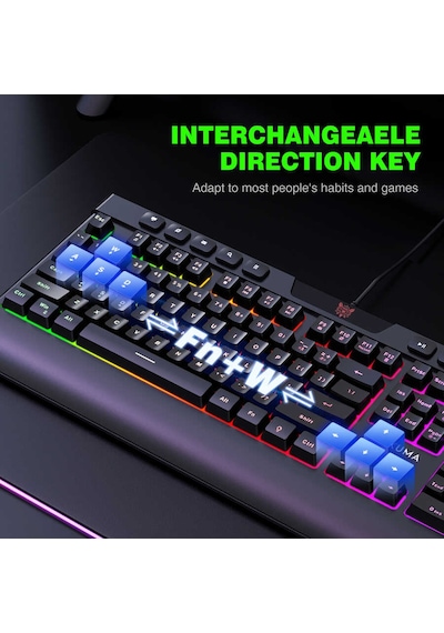 Zore Onikuma G21 RGB Oyuncu Klavye Mouse Seti