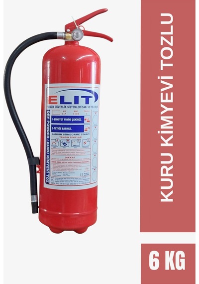 Kpr 6 Kg Kuru Kimyevi Tozlu Ruhsata Uygun Yangın Söndürücü