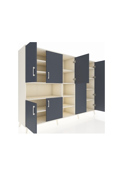 Hyperion Dolap 13 Raflı 7 Kapaklı 220x44x163 Aytaşı-antrasit/ayta Aytaşı-antrasit/aytaşı Hyperion Dolap 13 Raflı 7 Kapaklı 220x44x163 Aytaşı-antrasit/ayta Aytaşı-antrasit/aytaşı