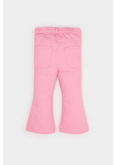 DeFacto Kız Bebek Flare Fit İspanyol Paça Gabardin Pantolon E1798A525SMPN167 Pembe DeFacto Kız Bebek Flare Fit İspanyol Paça Gabardin Pantolon E1798A525SMPN167 Pembe