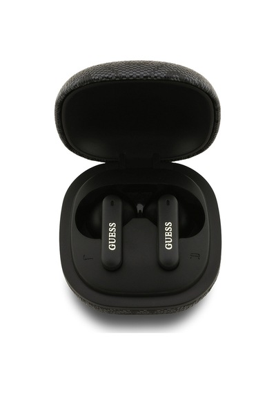 Guess PU 4G Desenli Klasik Metal Yazı Logolu Bluetooth 5.4 Kulak İçi Kulaklık